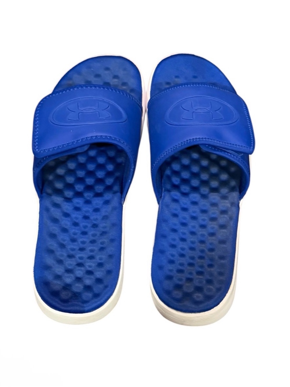 Under Armour Men's Ignite Pro Slide Sandals - Blue sz 11- Gently used